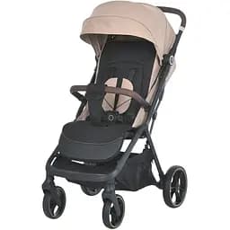 Прогулянкова коляска-книжка El Camino ME 1127-G BEYA Beige з 5-точковими ременями безпеки