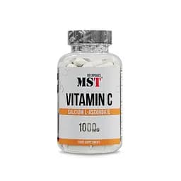 Вітамін C MST Nutrition Vitamin C (Calcium L-ascorbate), 90 капсул у формі кальцію L-аскорбату