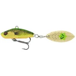 Тейл-спиннер Savage Gear 3D Sticklebait Tailspin 65mm 9.0g Жолтый/Зеленый (1013-1854.43.96)