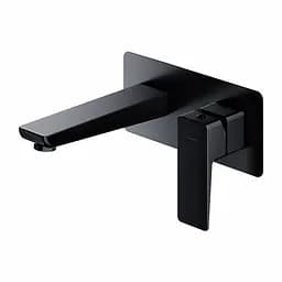 Смеситель для умывальника скрытого монтажа Omnires Parma black mat (PM7415BL)