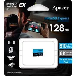 Карта пам'яті Apacer 128GB microSDXC class 10 UHS-I U3 V30 A1 Express (AP128GMCEXG3X17-RA) - мініатюра 2