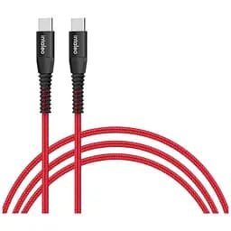 Кабель Intaleo CBRNYTT1 Type-C to Type-C 1.2м Red