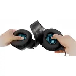 Навушники REAL-EL GDX-7500 black-blue - мініатюра 7