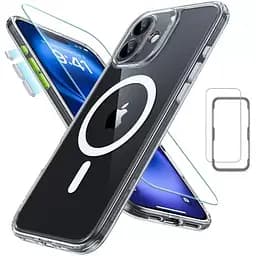 Чохол із склом ESR Classic Pro Case (HaloLock) Set Clear для iPhone 16 (1A7760204)