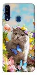 Чохол Demsky Spring cat для Samsung Galaxy A20s