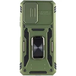 Ударостійкий чохол Camshield Army Ring для Xiaomi Redmi 9A Оливковий / Army Green - мініатюра 2