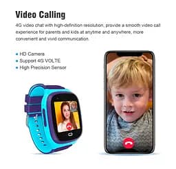 Смарт годинник-телефон дитячі LT31E з камерою WI-FI GPS SIM-карта Blue (18322) - мініатюра 7