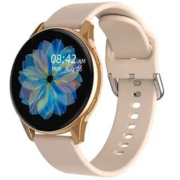 Смарт годинник T2 Pro Active 2 Bluetooth, встановлення свого фону, прийняття/здійснення дзвінків Золотой