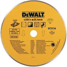 Диск алмазний DeWalt бетон/цегла/плитка для підлоги/кахель 250х1.6х25.4 мм (DT3734)