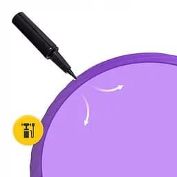 М'яч для фітнесу (фітбол) 4FIZJO 85 см Anti-Burst Violet (P-5905973404846) - мініатюра 3