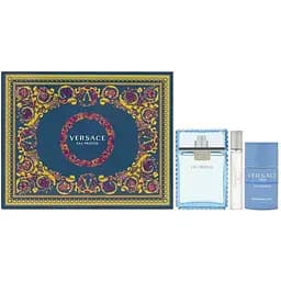 Подарунковий набір Versace Man Eau Fraiche 100 мл туалетна вода дезодорант 75 мл атюра 10 мл