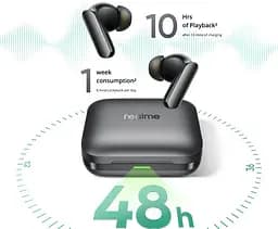 Навушники бездротові realme Buds Air7 Pro RMA2407 Metallic Grey - мініатюра 6