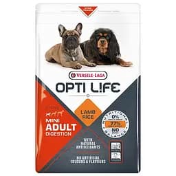 Сухий корм Opti Life Adult Digestion Mini Опти Лайф з ягнятиною для собак міні та малих порід 2,5 кг