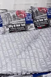 Комплект постільної білизни Moon&Star двоспальний 175х210 наволочки 2х40х60 New York Бязь Gold Люкс - мініатюра 7