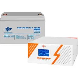 Джерело безперебійного живлення (ДБЖ) LogicPower UPS B1500 + АКБ MG 1200Wh (29699) [108664]