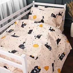 Комплект постільної білизни Mirson Kids Time 17-0856 Pumpkitty Бязь 2 x 143 x 210 см - мініатюра 3