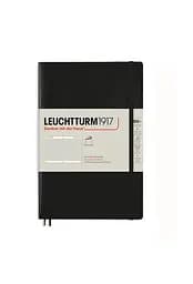 Блокнот Leuchtturm1917 Paperback (B6), М'яка обкладинка, Чорний, Клітинка (362869) - мініатюра 1