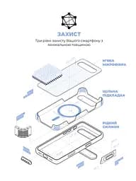 Силиконовый чехол с MagSafe для Apple iPhone 17 Air, ICON2 MagCase, фиолетовый, противоударный, панель с мягкой подкладкой, защита всего корпуса, поддержка беспроводной зарядки, совместим с защитными стеклами и пленками, ArmorStandart (ARM86667) - мініатюра 6