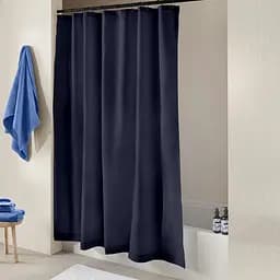 Шторка для душу та ванної Cosas з кільцями 180х200 denim, індиго (ShowerCurtains_16Denim_DUK_180x200_Hook) - мініатюра 3