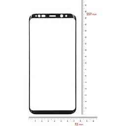 Захисна плівка BeCover Silk Screen Protector для Samsung Galaxy S8+ SM-G955 Black (702968) - мініатюра 2