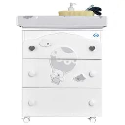 Пеленальный комод с ванночкой Pali Bonnie, белый (8095240)