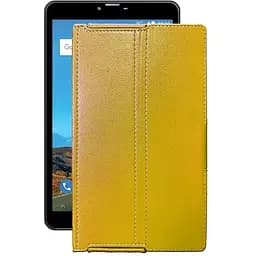 Чохол StatusCASE з екошкіри для планшету Bravis NB871 8 Жовтий