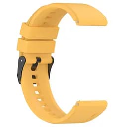Ремінець для Samsung Galaxy Watch 4 40mm - жовтий ширина кріплення 20мм силікон Watchbands GT (W45-4WB77303537) - мініатюра 3