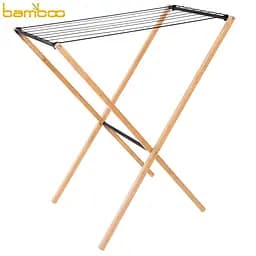 Сушарка для білизни підлогова Casa Si Bamboo Dryer S Braun (CS92303W06) - мініатюра 7