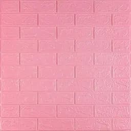 3D панель самоклеящаяся 700х770х3мм кирпич Розовый (004-3) SW-00000231