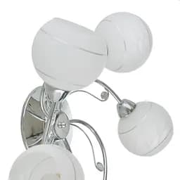 Люстра стельова Brille в спальню E27 60W CH (LK-691C/5) - мініатюра 5