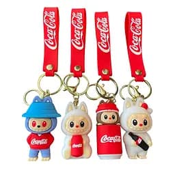 Дитячий брелок Лабубу COCA COLA ZB-1301 в асортименті