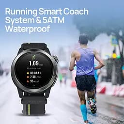 Mibro Смарт-часи GS Active 2 46мм, 1.32", 466x466, AMOLED, BT 5.3, GPS, 5 ATM, темно-сірий - мініатюра 5