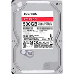 Жорсткий диск 3.5" Toshiba P300 500GB SATA 64MB [HDWD105UZSVA] [81195] - мініатюра 2