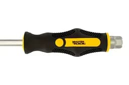 Викрутка ударна шліцева плоска Mastertool SL8 x 150мм HEX 49-6815 - мініатюра 4