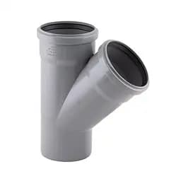 Трійник PPR каналізаційний TA Sewage 110, 45° TASTRPP45110