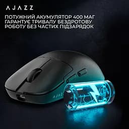 Миша Ajazz AJ159P MC Black Charging Dock (AJ159P-MC-B) - мініатюра 11