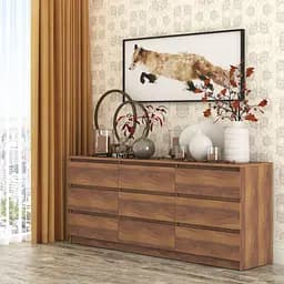 Комод в гостиную MebelStar Нео 9Ш 180x43x75.5 см Дуб янтарный (MBS-1324)