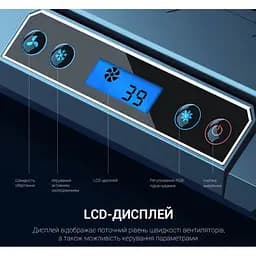 Охолоджувальна підставка для ноутбука до 18 дюймів GamePro GPCP-770 6xfans - мініатюра 14