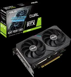Відеокарта GeForce RTX 3060 12GB Asus Dual V2 OC (DUAL-RTX3060-O12G-V2) Б/В - мініатюра 1