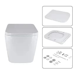 Набір Q-tap Nest 4 в 1 підвісний унітаз Tern Ultra Quiet 525x345x360 + комплект інсталяції QT17332303AW47507 - мініатюра 6