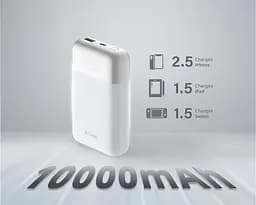 Акумулятор портативний літій-іонний D-Link Power Bank 10000мА*рік 18Вт 1xUSB-A, 1xUSB-C, білий - мініатюра 4