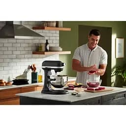 Кухонна машина KitchenAid Heavy Duty 5KSM55SXXEBM з підйомною чашею 5.2 л матова чорна (5KSM55SXXEBM) - мініатюра 13