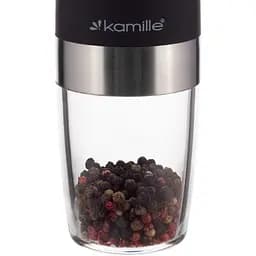 Млинок для перцю та солі  електричний  Kamille 20х5.5 см КМ-7061 - мініатюра 5