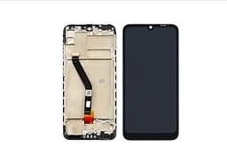 Дисплей для Huawei Y6 Pro 2019 с черным тачскрином и корпусной рамкой