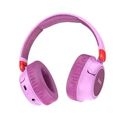 Навушники бездротові Hoco W43 Adventure BT headphones накладні до 25 годин фіолетові - мініатюра 2