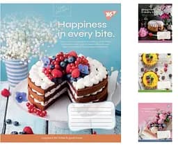 Тетради ученические 48 листов линия. YES Desserts 10 шт. в упаковке