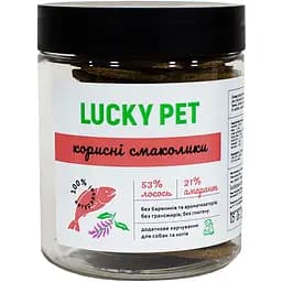 Печенье Lucky Pet для собак и кошек Лосось-амарант 10 + 1 шт
