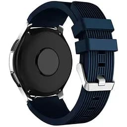 Силіконовий браслет Watchbands 22мм - темно синій розмір L Galaxy (WB001GALAXYDARKBLUEGG)