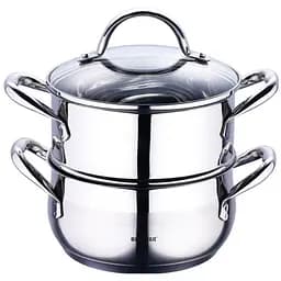 Кастрюля-пароварка Bergner Gourmet 3 предмета 2.2 л (BG-6521)