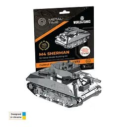 Колекційна модель Metal Time M4 Sherman MT070 (World of Tanks)